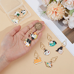 10Pcs Metal Paper Clips&nbsp;AJEW-OC00029