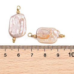 Natural Baroque Keshi Pearl Pendants&nbsp;PA-CBA0A45-01G