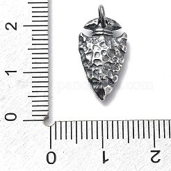 925 Sterling Silver Pendants with Jump Rings&nbsp;STER-R001-03S-03