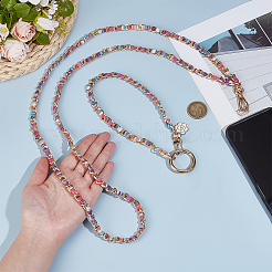 2Pcs Polycotton & Alloy Enamel Mobile Straps&nbsp;HJEW-PH02336