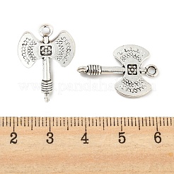 Tibetan Style Alloy Connector Charms&nbsp;FIND-G065-06AS