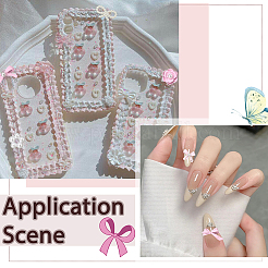 644Pcs Alloy & Acrylic & ABS Plastic Imitation Pearl Cabochons&nbsp;MRMJ-SP0001-13