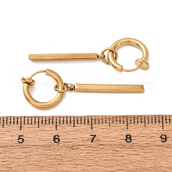 201 Stainless Steel Hoop Dangle Earrings for Women&nbsp;SA-CBA8B85-16G