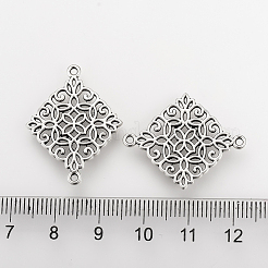 Tibetan Style Alloy Links connectors&nbsp;X-TIBE-Q077-08AS-NR