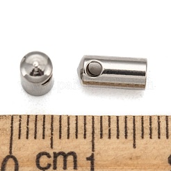 Tarnish Resistant 304 Stainless Steel Cord Ends&nbsp;STAS-E033-1