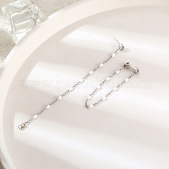 Stylish 304 Stainless Steel Tassel Stud Earrings&nbsp;TQ2986-4