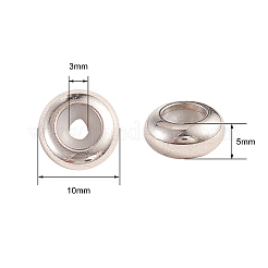50Pcs 304 Stainless Steel Beads&nbsp;STAS-CJ0001-202