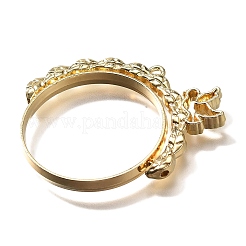 Alloy Open Back Bezel Pendants&nbsp;PALLOY-I223-03LG