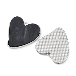 Valentine's Day Alloy with Acrylic Pendants&nbsp;AC-E003-11B-P02