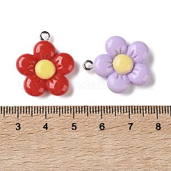 Opaque Resin Pendants&nbsp;RESI-I352-02P-01