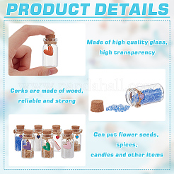 20Pcs Glass Jar Glass Bottles&nbsp;AJEW-PH01585