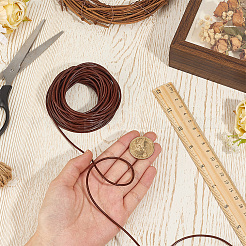 10M Round Cowhide Leather Cord&nbsp;WL-CL0001-32C-03