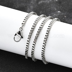 Tarnish Resistant 316 Surgical Stainless Steel Venetian Chains Necklaces&nbsp;NJEW-JN01293-04