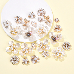 24Pcs 12 Styles Alloy Decorate Use for DIY the Bag or Hair Accessories&nbsp;FIND-YW0009-59