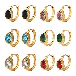 304 Stainless Steel Hoop Earrings&nbsp;EJEW-P309-04G