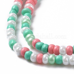 Glass Seed Bead Strands&nbsp;LAMP-B021-04F