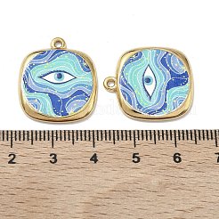304 Stainless Steel Enamel Pendants&nbsp;STAS-K295-60G-01