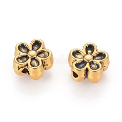 Tibetan Style Alloy 3D Flower Beads&nbsp;LS-GLF0476Y-NF