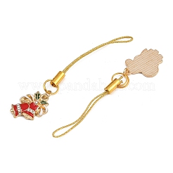 8Pcs Alloy Enamel Mobile Straps&nbsp;HJEW-JM03815