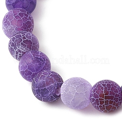 Natural Weathered Agate Beads Stretch Bracelets for Women&nbsp;BJEW-JB11412-02