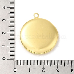 Rack Plating Brass Locket Pendants&nbsp;X-KK-K277-06G