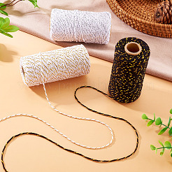 3Rolls 3 Colors Two Tone Cotton String Threads&nbsp;OCOR-TA0002-94