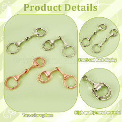 4Pcs 2 Colors Zinc Alloy D-Ring Anchor Shackle Clasps&nbsp;FIND-GA0004-31