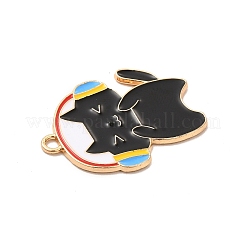 Alloy Enamel Pendants&nbsp;LS-ENAM-A143-08KCG-03