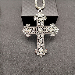 Alloy Cross Pendant Necklaces for Men and Women&nbsp;RK9641