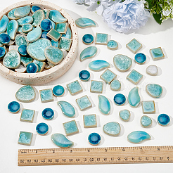 500G 4 Styles Handmade Porcelain Cabochons&nbsp;DIY-SP0007-70