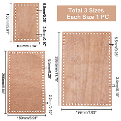 Wooden Basket Bottoms&nbsp;TOOL-WH0159-02A