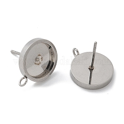 201 Stainless Steel Stud Earring&nbsp;STAS-C117-01A-P
