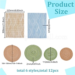 12Pcs PVC Display Decorations&nbsp;DIY-AR0005-06
