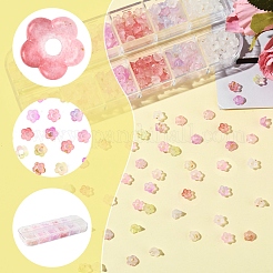 420Pcs 6 Colors Frosted Transparent Acrylic Beads&nbsp;OACR-FS0002-17B