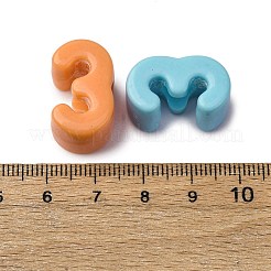 Opaque Acrylic European Beads&nbsp;OACR-S072-04F