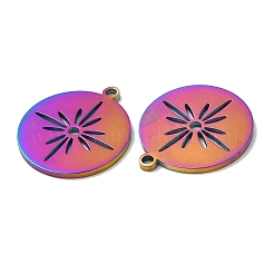 Ion Plating(IP) 304 Stainless Steel Pendants&nbsp;STAS-L020-002RC