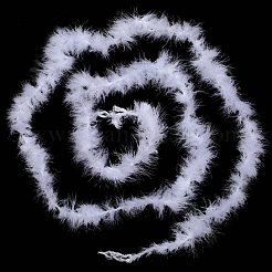 2Pcs Turkey Feathers Fluff Boa for Dancing&nbsp;AJEW-GF0011-10