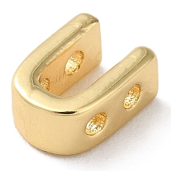 Rack Plating Brass Slide Charms&nbsp;KK-M254-15G-U