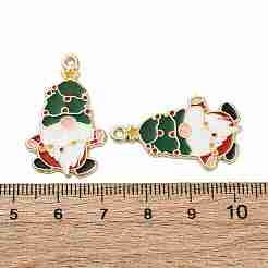 Christmas Alloy Enamel Pendants&nbsp;ENAM-V002-02J-G