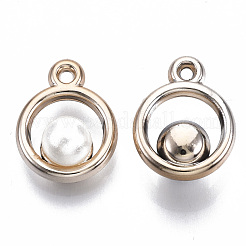 ABS Plastic Imitation Pearl Pendants&nbsp;OACR-R248-003LG