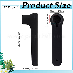 12Pcs Silicone Door Handle Cover&nbsp;AJEW-MA0001-34