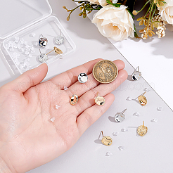 Brass Stud Earring Findings&nbsp;KK-BC0015-74