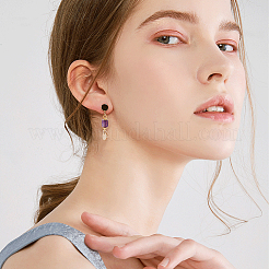 50Pcs 5 Colors Natural Agate Connector Charms&nbsp;FIND-DC0003-23