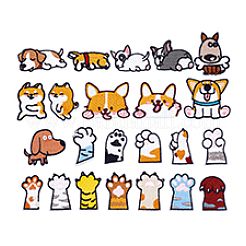 23Pcs Polyester Clothing Patches&nbsp;PATC-WH0022-57