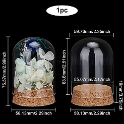 Glass Dome Cover&nbsp;AJEW-WH0307-70