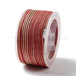14M Two Tone Polyester Braided Cord&nbsp;OCOR-G015-02A-17