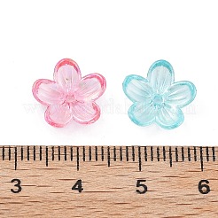 UV Plating Acrylic Bead Caps&nbsp;X-PACR-B003-06