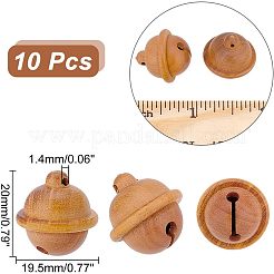 Engraved Wood Pendants&nbsp;WOOD-WH0027-61