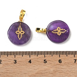 Natural Mixed Gemstone Pendants&nbsp;G-K385-18G