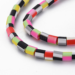 Handmade Polymer Clay Bead Strands&nbsp;CLAY-N011-050B-03